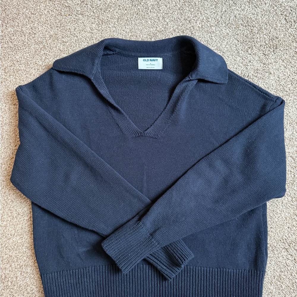 Old Navy Women’s 100% Cotton Navy Sweater